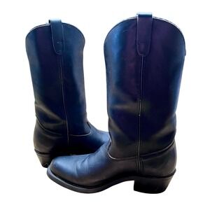 Sleek Black Western Boots